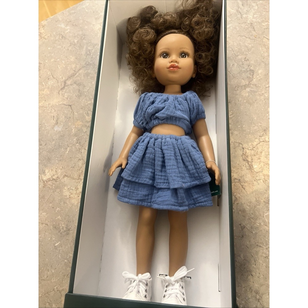 Rare ethnic Marula doll designed in Paris, Made in Spain 20" Tall